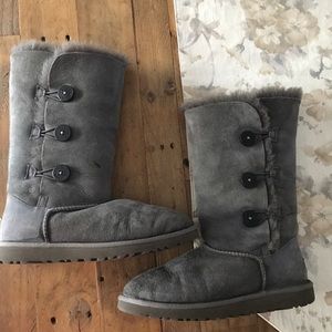 UGG Australia grey bailey button boot